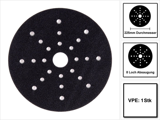 Mirka softauflage für leros wand- und deckenschleifer 1 stk. 225 mm ( miw9514611 )