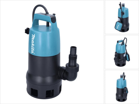 Makita pf0410 Tauchpumpe für klares Schmutzwasser 8.400 l h 400 W