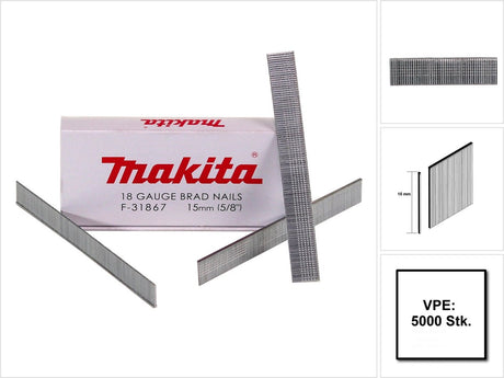 Makita-Zubehör Makita F-31867 Brad 15mm Ve=5000