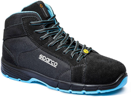 Sparco Arbeitsschuhe S3S – Horizon Fargo – Schwarz Blau – Schwarz – 36