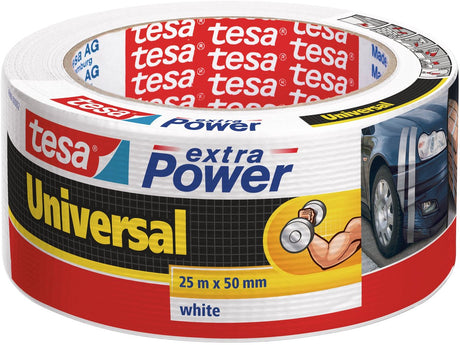 Klebeband Tesa Universal Extra Power 50 mm x 25 m weiß