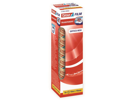 Tesa Klebebandfolie transparent Format 19 mm x 10 m 8 Rollen