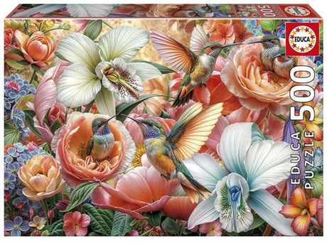 Educa - Puzzle - Kolibrigarten - 500 Teile -