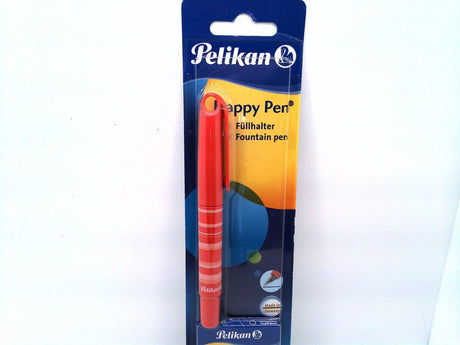 Pelikan happy vulpen - incl 6 inkt cartridges - rood - medium