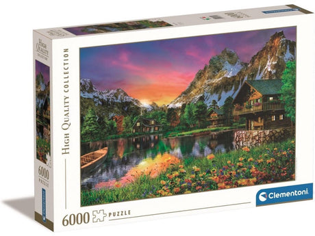 Clementoni Puzzle Alpensee, 6000 Teile.
