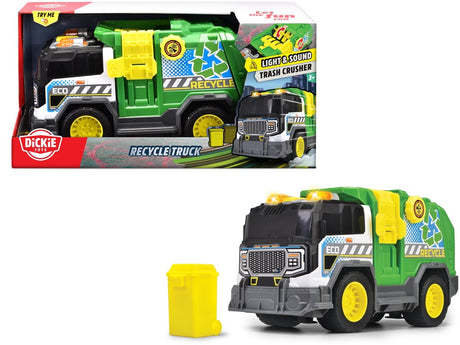 Dickie recyceln LKW mit Licht und Klang