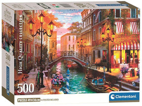 Clementoni Puzzle Sonnenuntergang Venedig, 500 Teile.