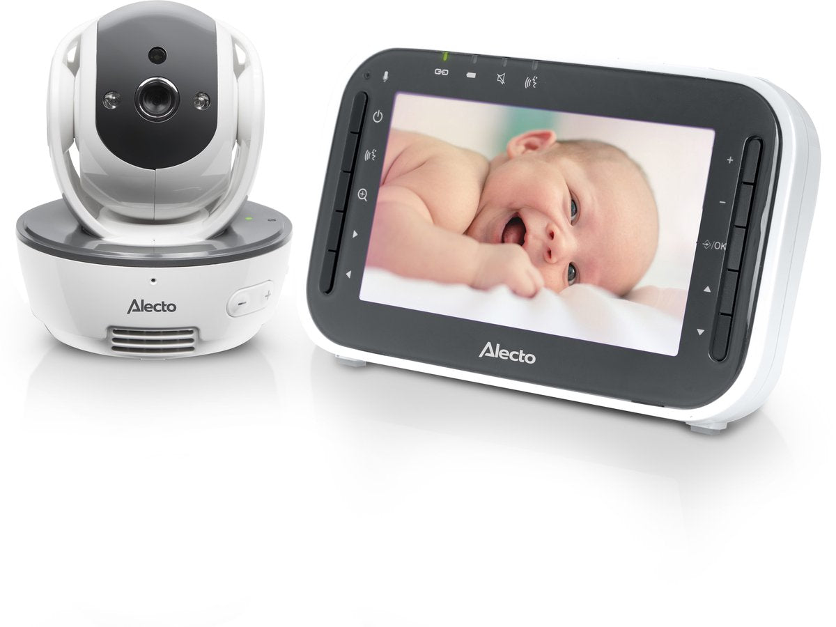 Alecto dvm200m - babyfoon met camera - op afstand beweegbaar - wit