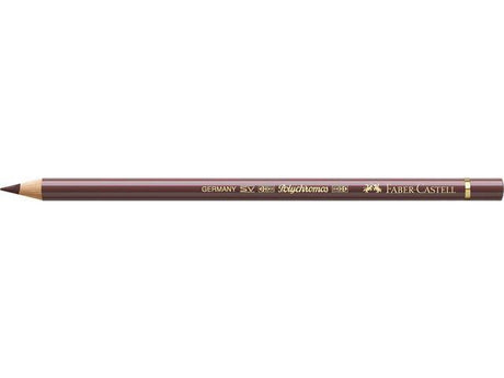 Faber-castell kleurpotlood faber castell polychromos 176 van dyck bruin doos met 6 stuks