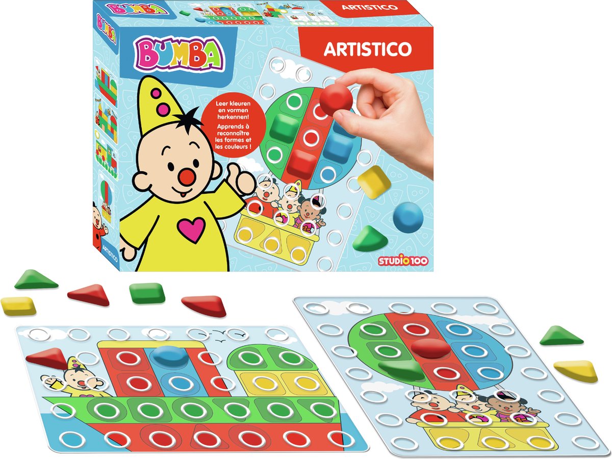 Bumba-Lernspiel - artistisch - Lernen Sie, Farben und Formen zu erkennen