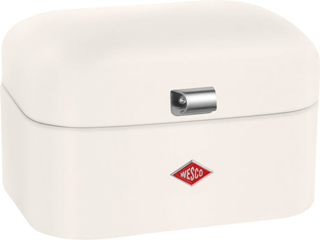Wesco Single Grandy Brotkasten | 7,5 Liter - Größe M | Metall - Mattsand | Brotaufbewahrung