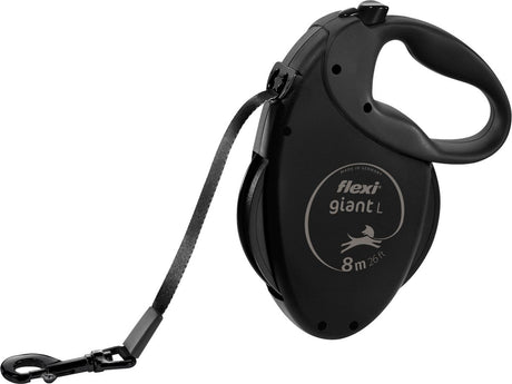 Flexi-Einziehleine Giant Tape Black Edition Black - 8 m bis 50 kg