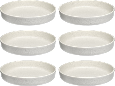 Leonardo Roma Teller tief 20cm creme - Set 6