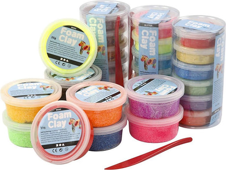 Schaumton https: www.cchobby.nl foam-clayr-glitter-diverse-colours-28-doosje-1-doos