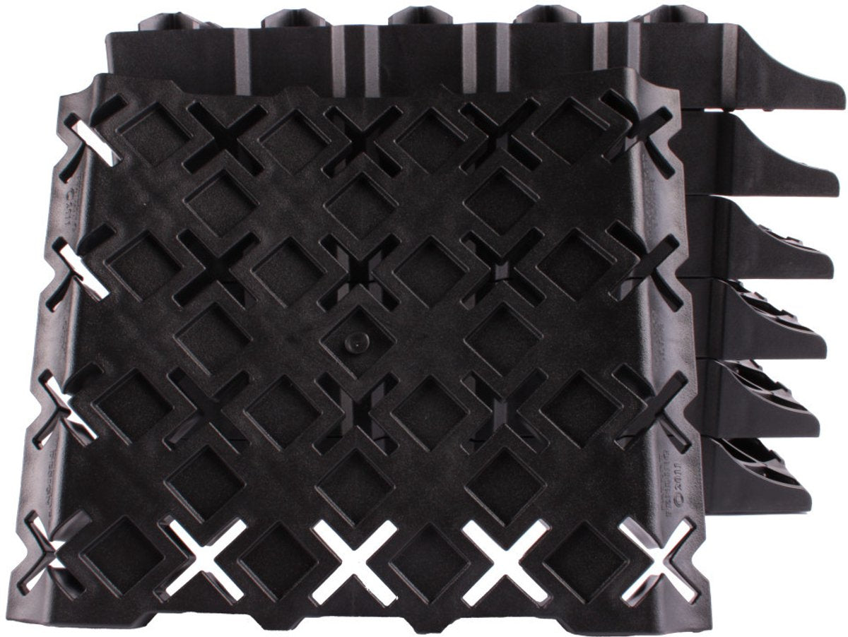 Milenco Stacka Level – 6 Stück – Schwarz