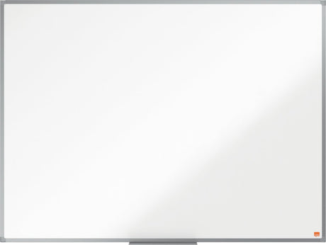 Nobo Essence Magnetisches Emaille-Whiteboard mit Stiftablage – 1200 x 900 mm – ideal für das Büro – Weiß