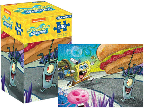 Aquarius spongebob squarepants - plankton - puzzel - 500 stukjes