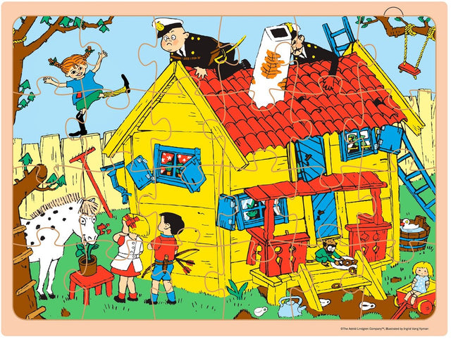 Barbo Toys Pippi Holzrahmenpuzzle – FSC (8602)
