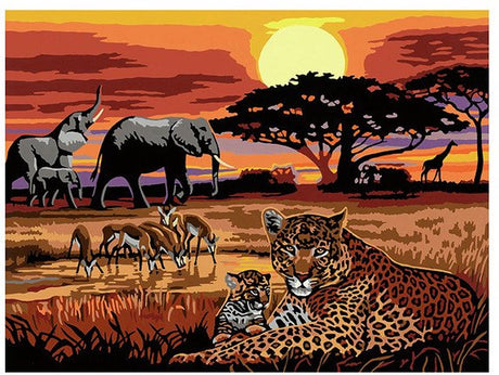Ravensburger Creart Painting bei Nummer - Savannah Landschaften