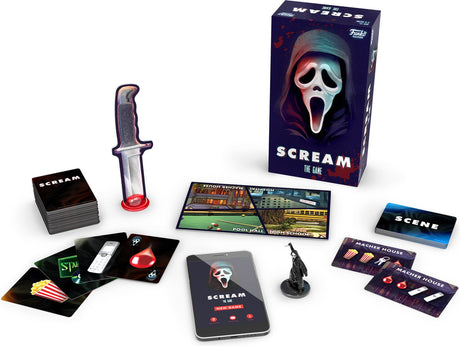 Funko-Spiele Scream the Game – Kartenspiel – Partyspiel – Koop-Spiel – Englisch – inklusive der Scream-App!