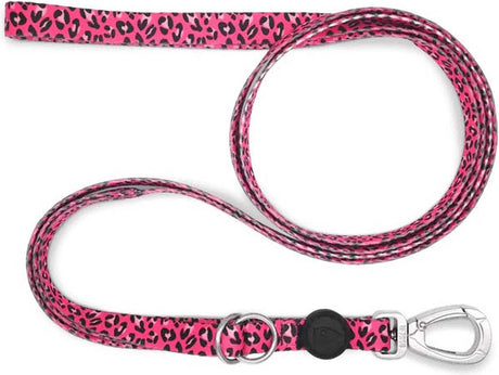 Morso Hundeleine, verstellbar, recycelte Blase, Leo-Rosa