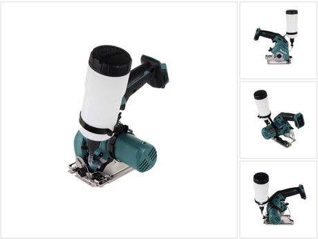 Makita cc 301 dz Batterieladegerät 10,8 V + 500 ml Waschtank – mit Batterie und Ladegerät