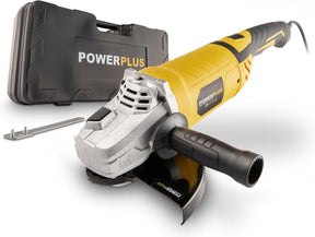 Powerplus elektrischer Winkelschleifer powx0618 – 2500 W Schleifmaschine – Schleifscheibe 230 mm ᴓ, kompaktes Elektrowerkzeug