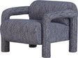 Woood Lenny-Sessel – Design – Graublau – 65 x 76 x 82