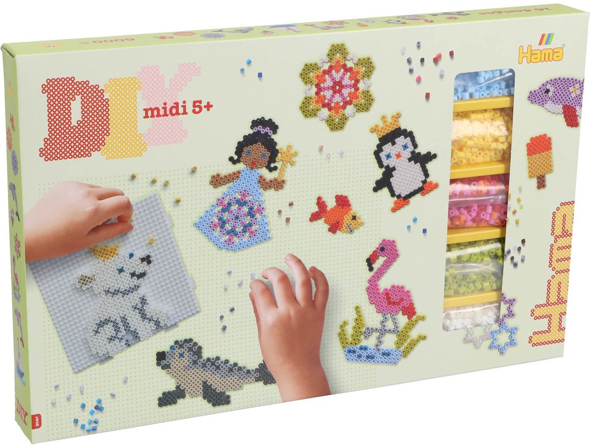 Hama Stijk Perlen 6000 Stück Mega Geschenkbox