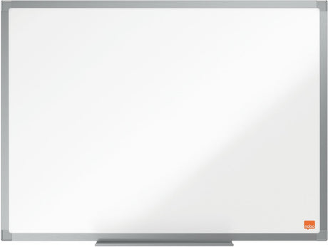 Nobo Essence magnetisches Whiteboard aus Stahl – 60 x 45 cm – mit Halterung für Whiteboard-Marker – grauweiß
