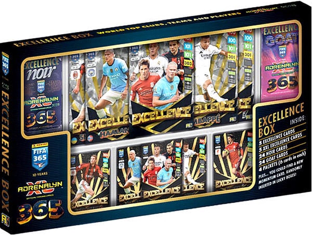 Panini belgium fifa 365 2025 adrenalyn xl excellence box - trading cards