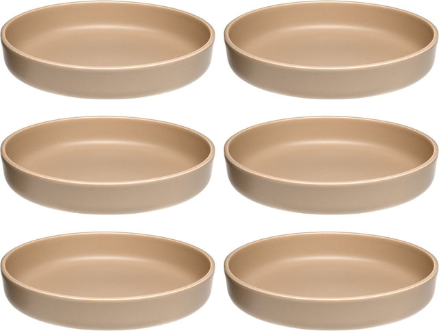 Leonardo Roma Teller tief 20cm Aprikose - Set 6