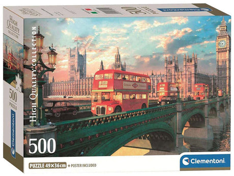 Clementoni Puzzle Westminster Bridge, 500 Teile.