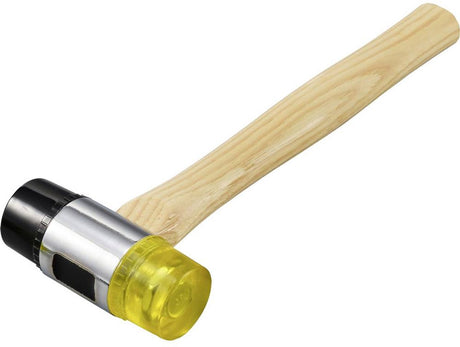Toolcraft to-9991035 rubberen hamer middelzacht, middelhard 430 g 310 mm 1 stuk(s)
