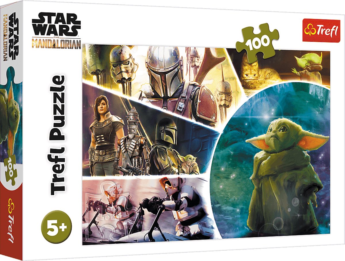 Trefl-Puzzle - Star Wars Baby Yoda 100 Stück Pappe.