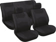 Carpoint stoelhoesset autostoel bekleding 6 delig universeel - zwart