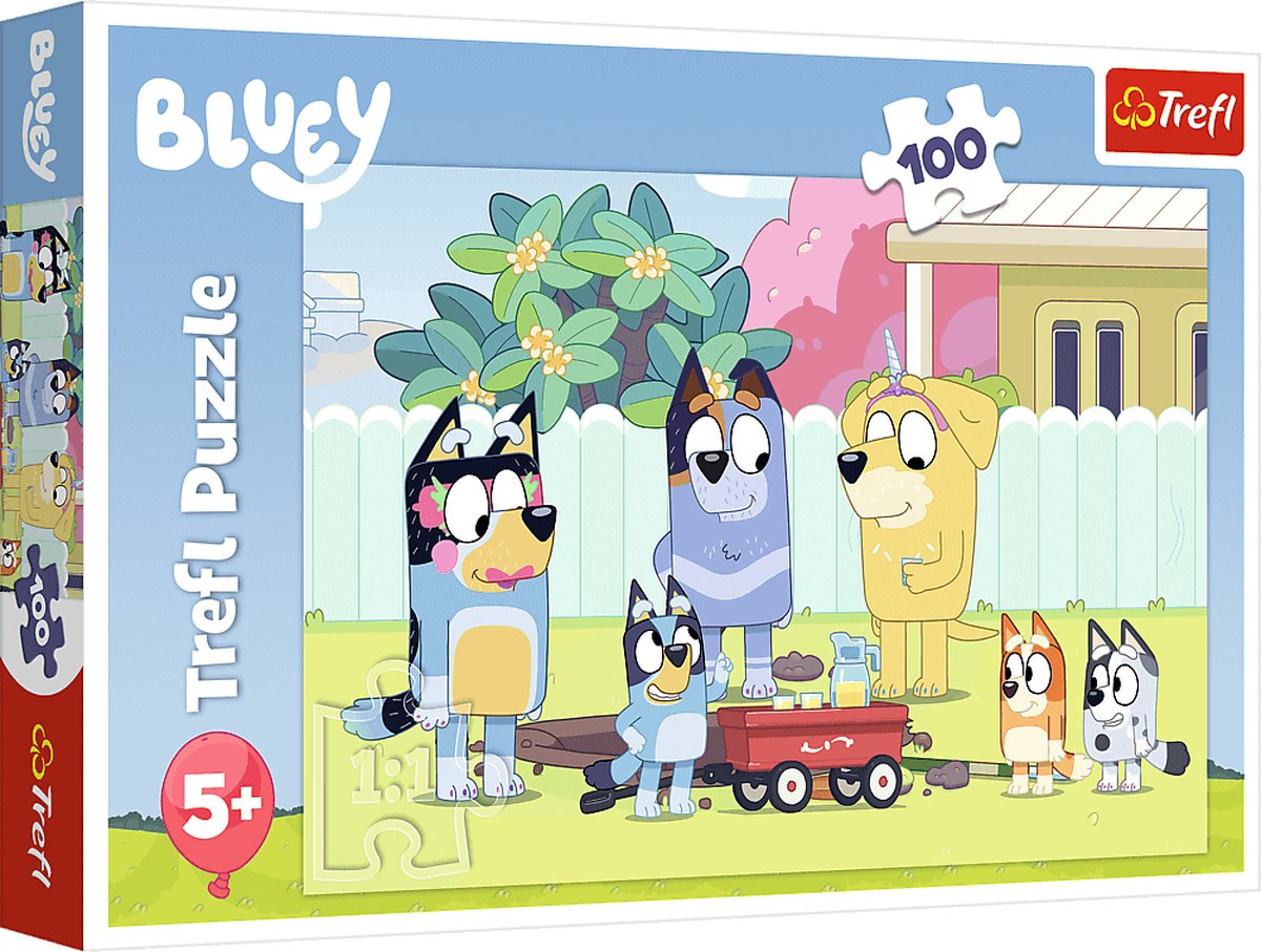 Trefl Bluey-Serie Puzzle – 100 Teile – ab 3 Jahren