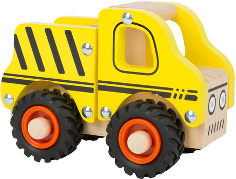 Small Foot - Holzarbeitsfahrzeug Baustelle gelb