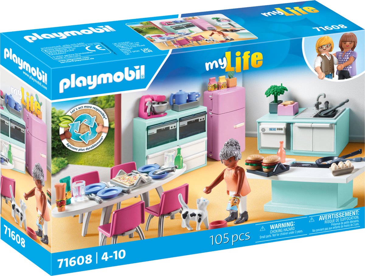 Playmobil My Life Küche mit Essbereich – 71609