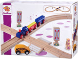 Eichhorn Bahngleis 8-Figuren-Spielset, 27-teilig.