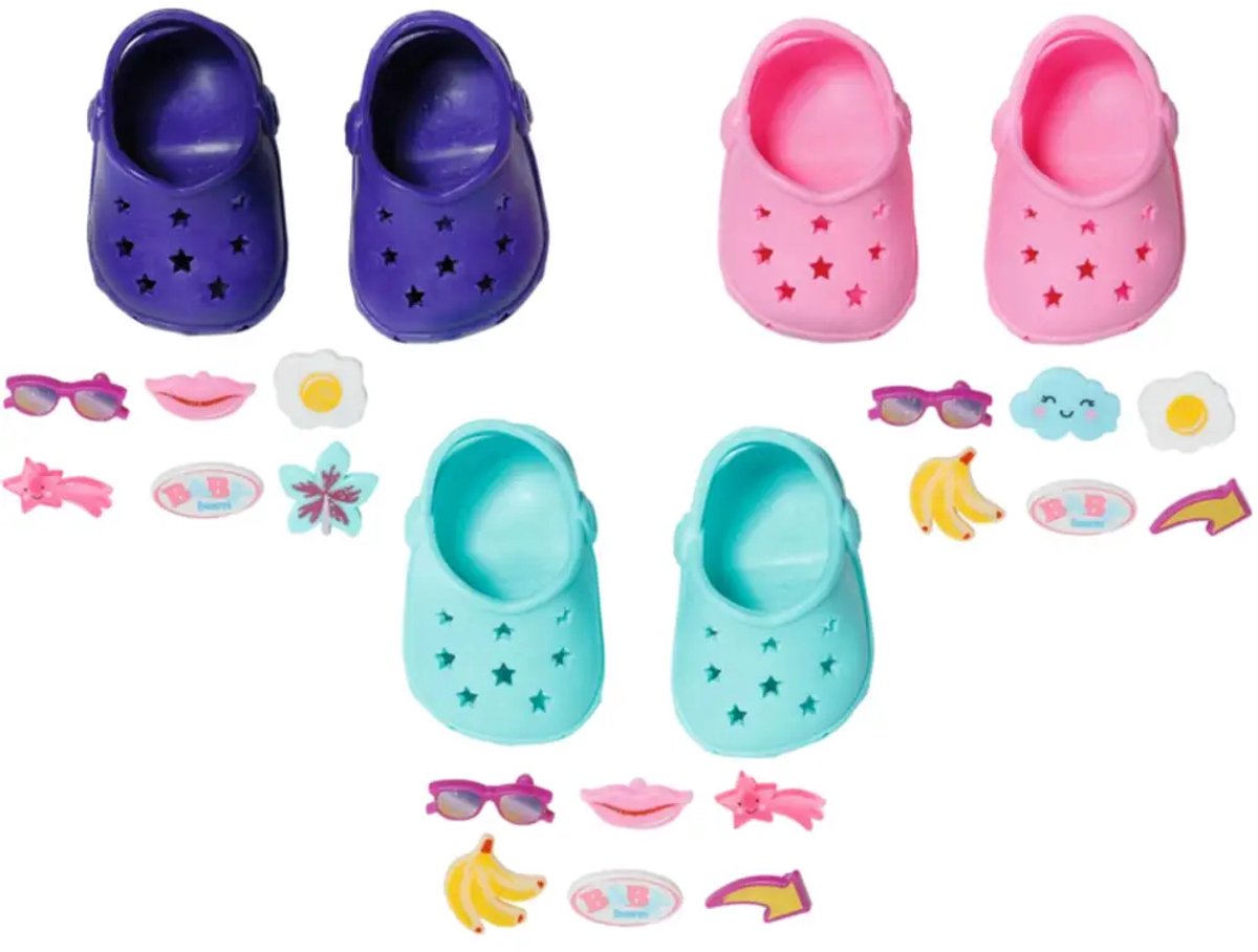 Baby born Schuhe mit Pins 3 sortiert 43cm | 2 Stk