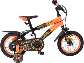 Volare Strike Kinderfahrrad – Jungen – 12 Zoll – Orange – zwei Handbremsen