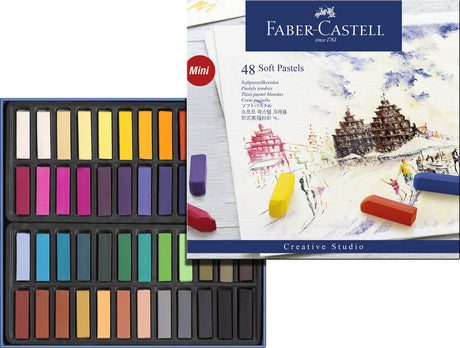 Faber-Castell Pastellkreide – halbe Länge – 48 Stück – fc-128248