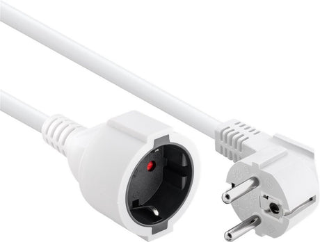Bachmann 341.281 Strom-Verlängerungskabel 16 A weiß 15,00 m H05VV-F 3G 1,5 mm²