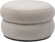 Riviera maison rivièra maison voetenbank san remo, dia 70cm, natural grey