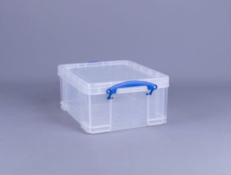 Wirklich nützliche Aufbewahrungsbox 21 Liter transparent weiß