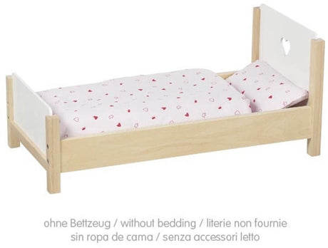 Goki poppenbed - hart - 57x29x25cm - 3 jaar