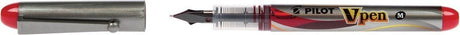 Pilot vulpen v-pen silver rood