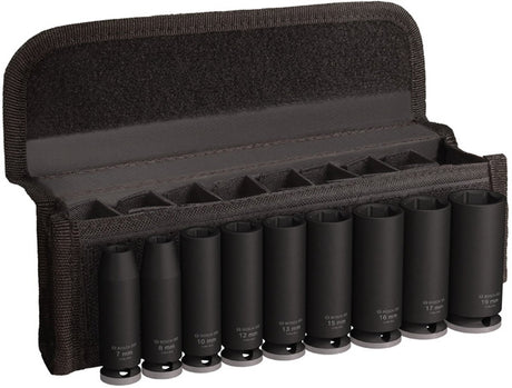Bosch 9-teiliger 3 8 Professional Pro Impact Schlagschrauber-Steckschlüsselsatz lang – 2608003037