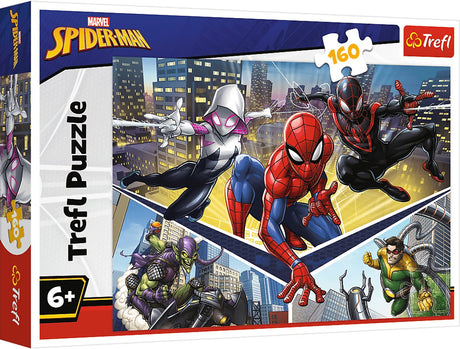 Trefl Spiderman Power Marvel Puzzle – 160 Teile – ab 6 Jahren